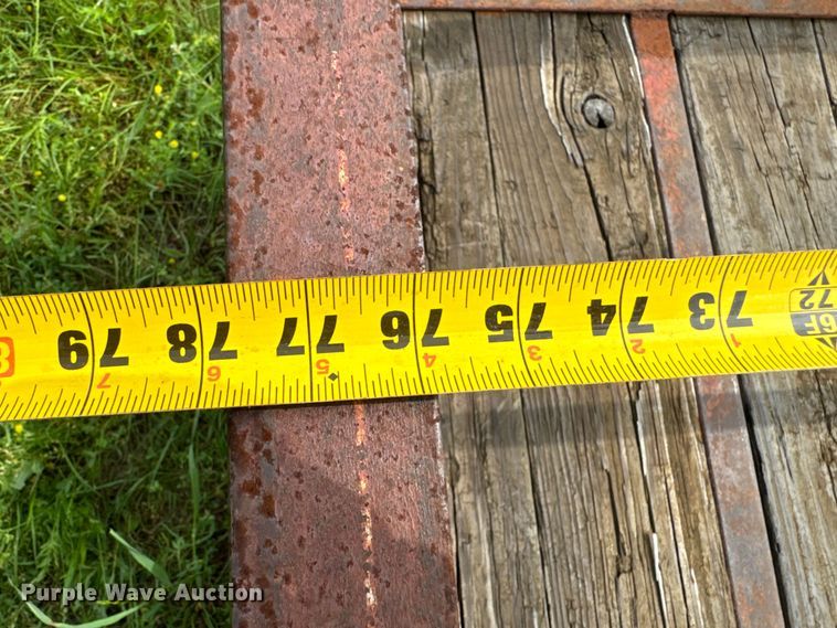 image for item EJ0504 Shop built  utility trailer