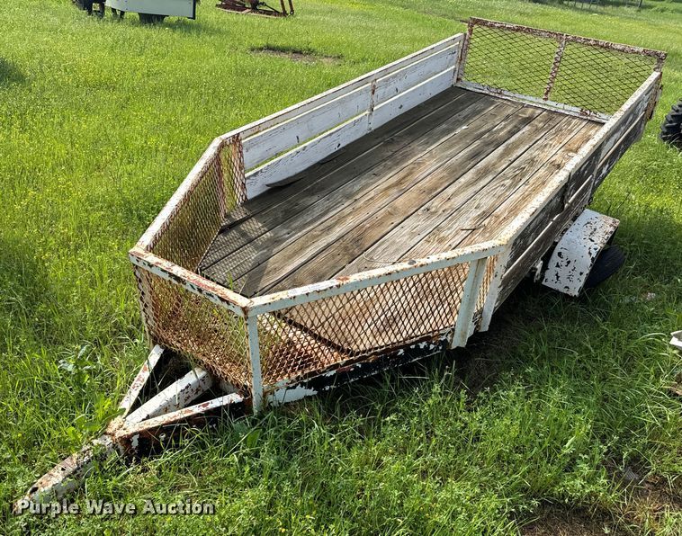 image for item EJ0506 Shop built utility trailer