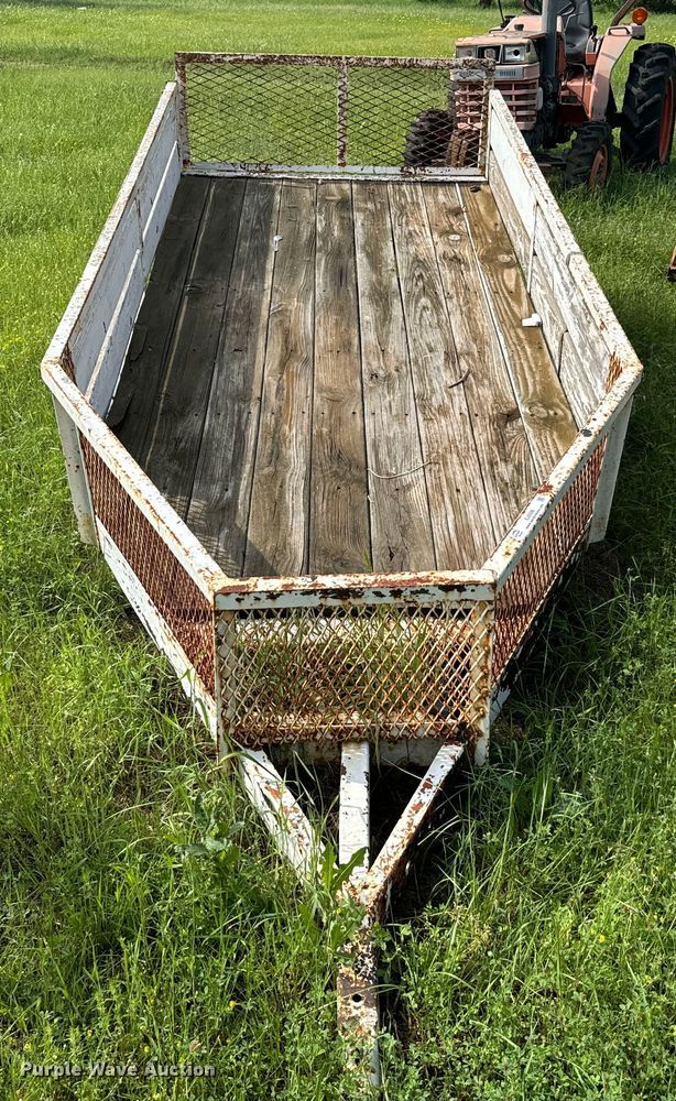 image for item EJ0506 Shop built utility trailer