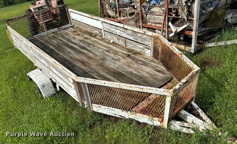 image for item EJ0506 Shop built utility trailer