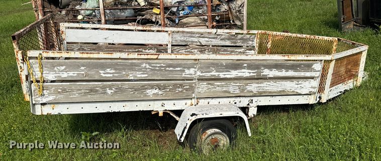 image for item EJ0506 Shop built utility trailer