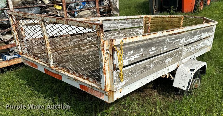 image for item EJ0506 Shop built utility trailer