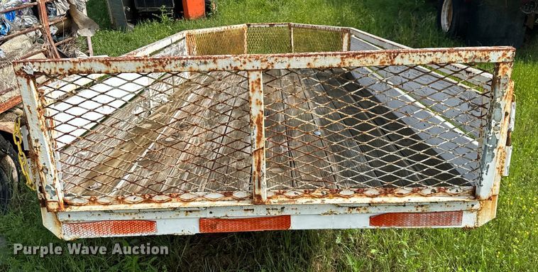 image for item EJ0506 Shop built utility trailer