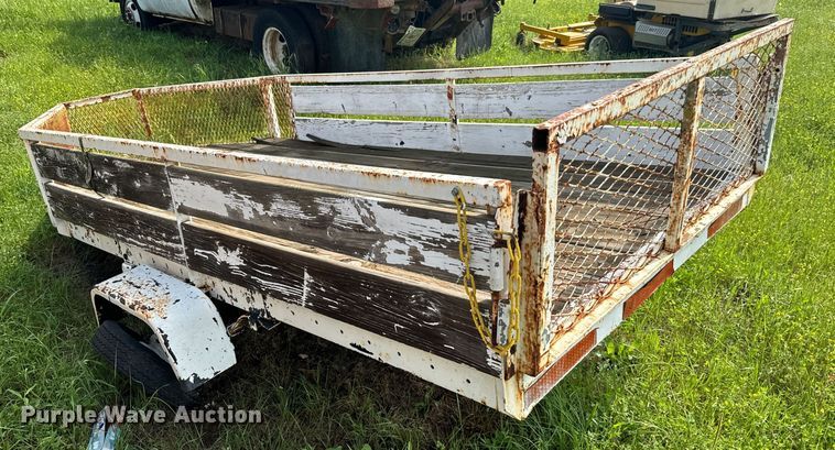 image for item EJ0506 Shop built utility trailer