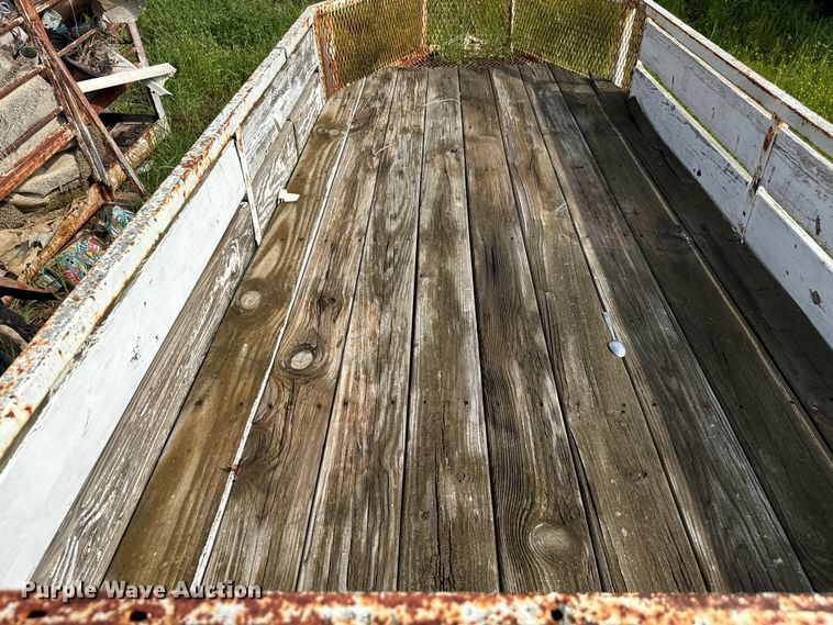 image for item EJ0506 Shop built utility trailer