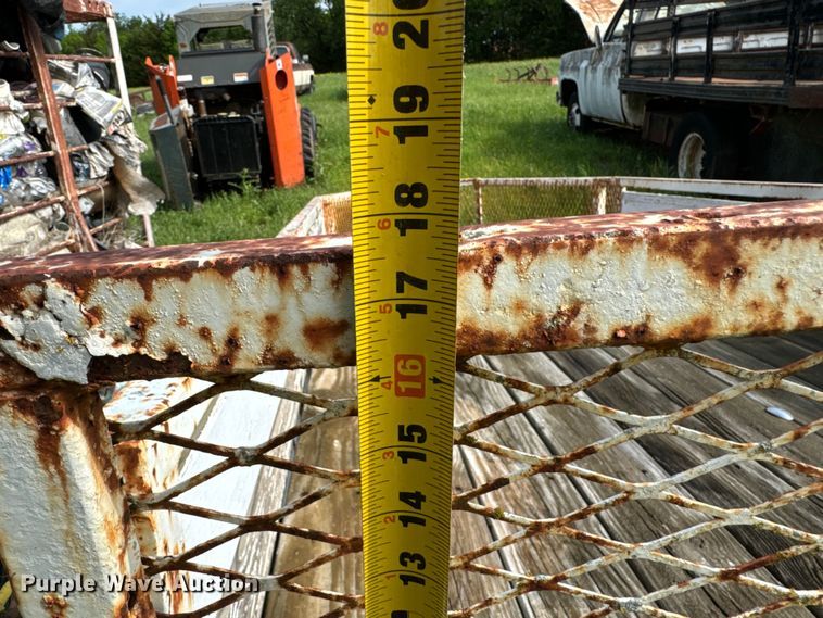 image for item EJ0506 Shop built utility trailer