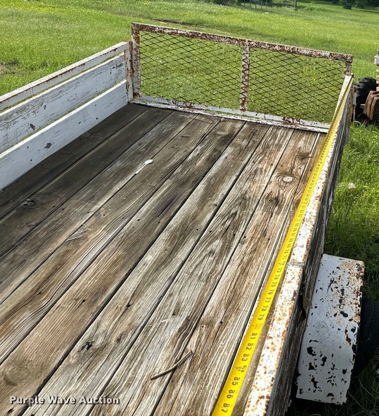 image for item EJ0506 Shop built utility trailer