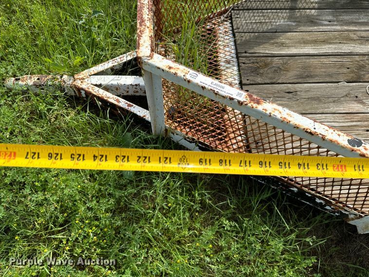 image for item EJ0506 Shop built utility trailer