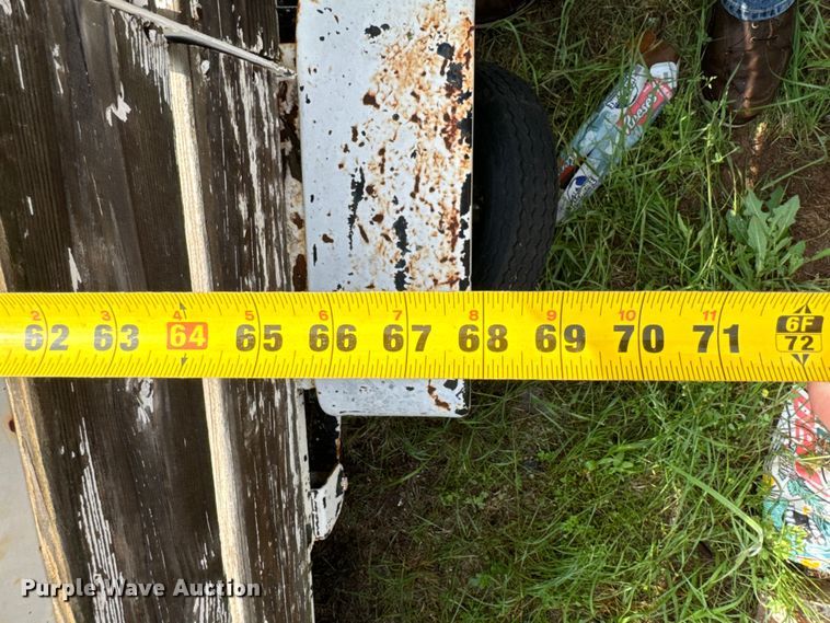 image for item EJ0506 Shop built utility trailer