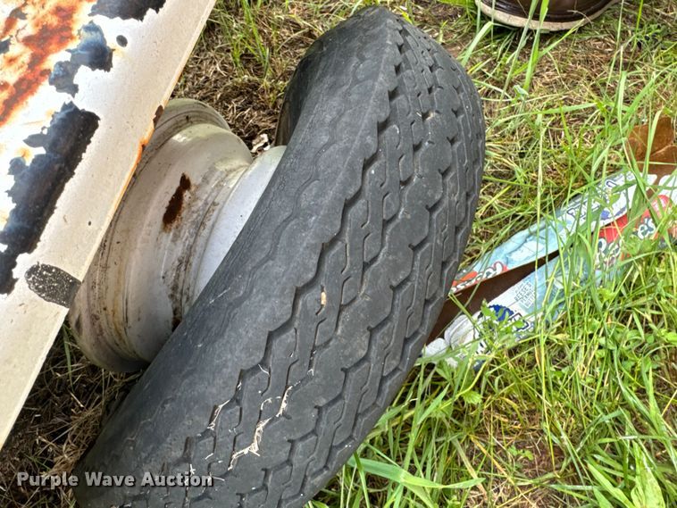 image for item EJ0506 Shop built utility trailer