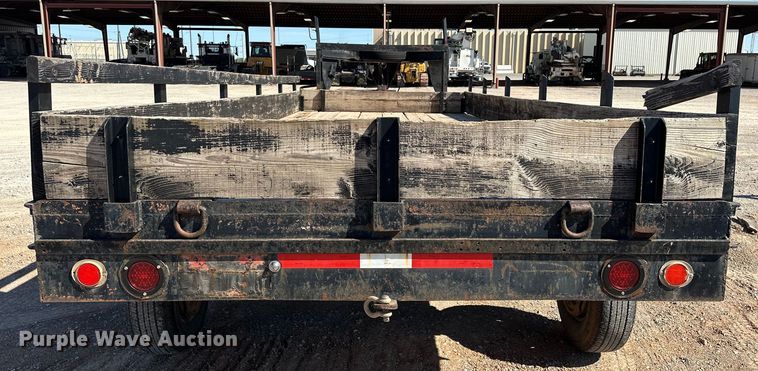 image for item EJ8946 1972 Shop built equipment trailer