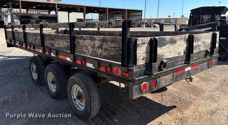 image for item EJ8946 1972 Shop built equipment trailer