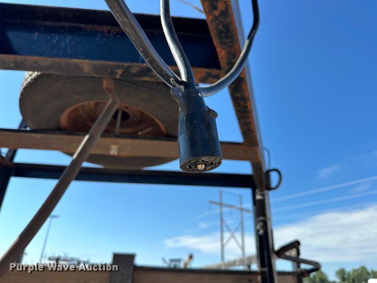 image for item EJ8946 1972 Shop built equipment trailer