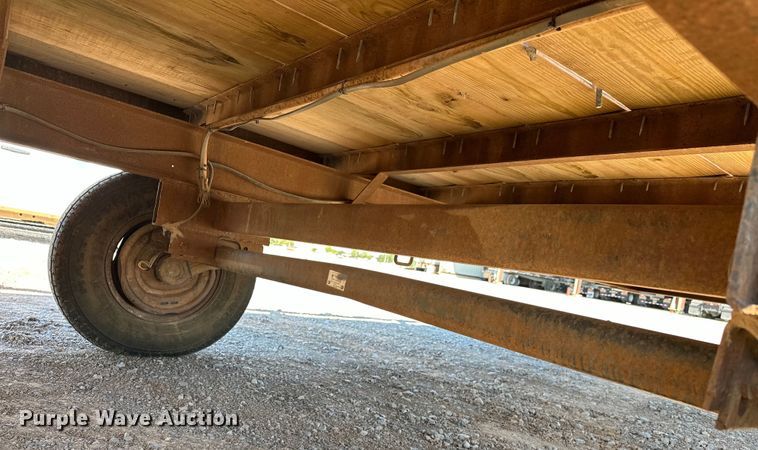 image for item EJ8946 1972 Shop built equipment trailer