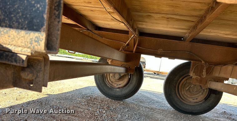 image for item EJ8946 1972 Shop built equipment trailer