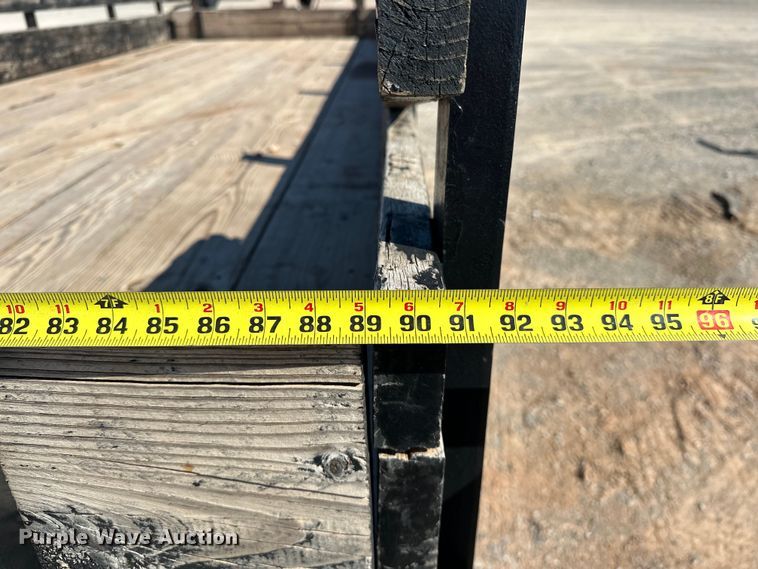 image for item EJ8946 1972 Shop built equipment trailer