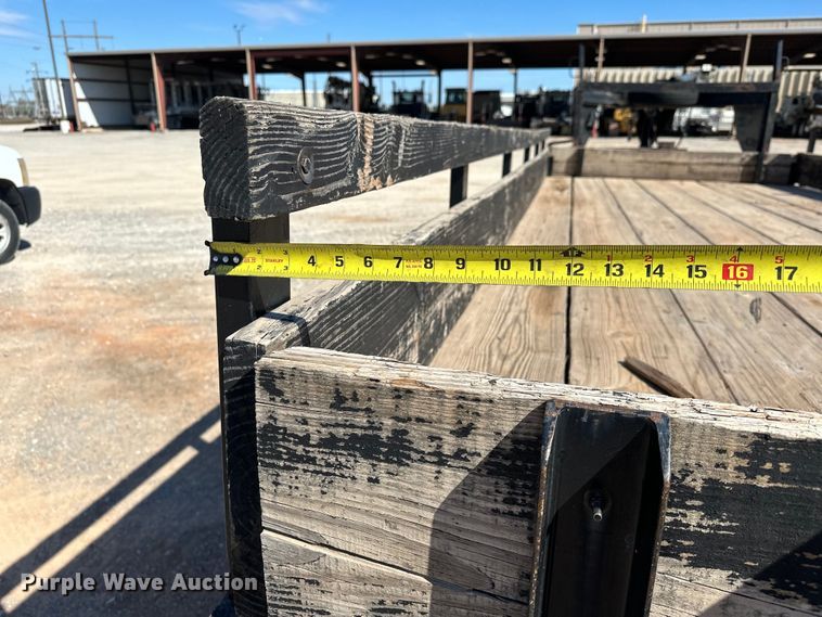 image for item EJ8946 1972 Shop built equipment trailer