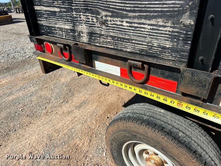 image for item EJ8946 1972 Shop built equipment trailer