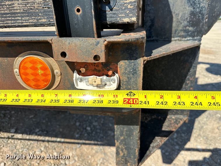 image for item EJ8946 1972 Shop built equipment trailer