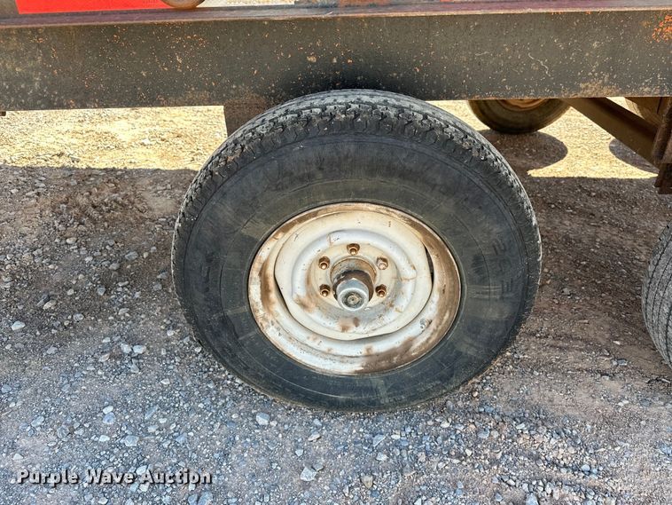 image for item EJ8946 1972 Shop built equipment trailer