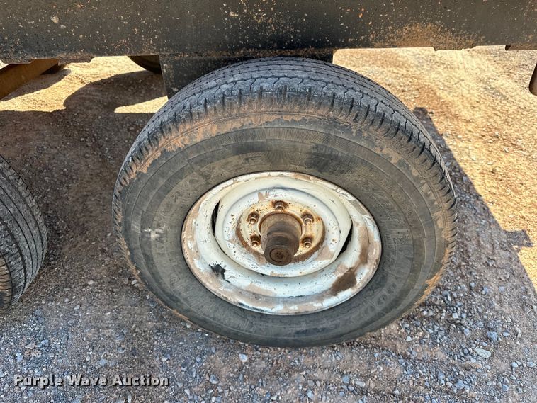 image for item EJ8946 1972 Shop built equipment trailer