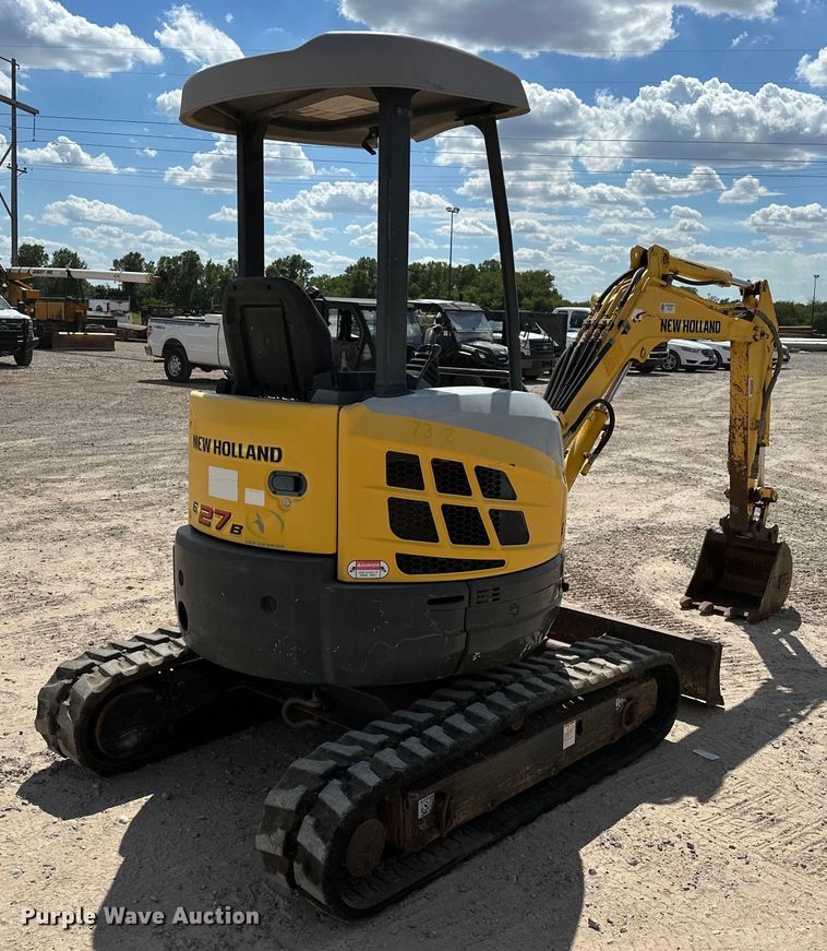 image for item EJ8955 2012 New Holland  E27B mini excavator