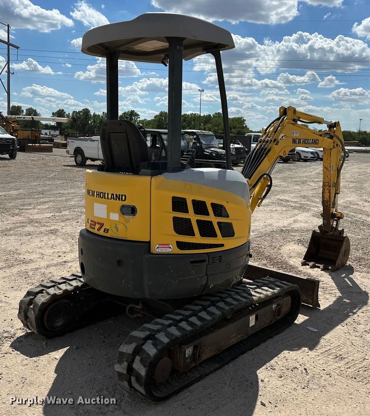 image for item EJ8955 2012 New Holland  E27B mini excavator