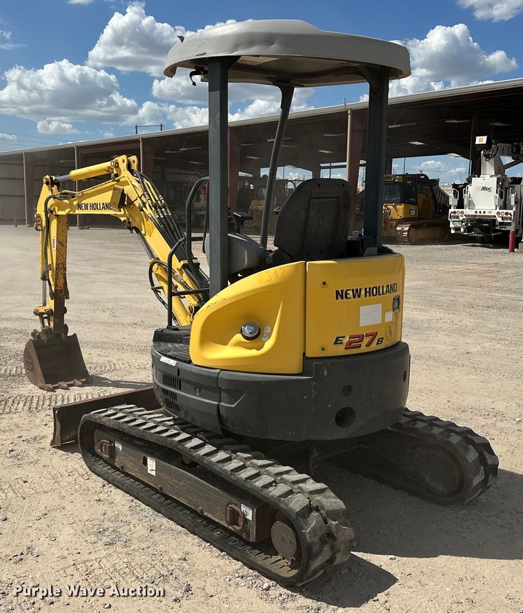 image for item EJ8955 2012 New Holland  E27B mini excavator