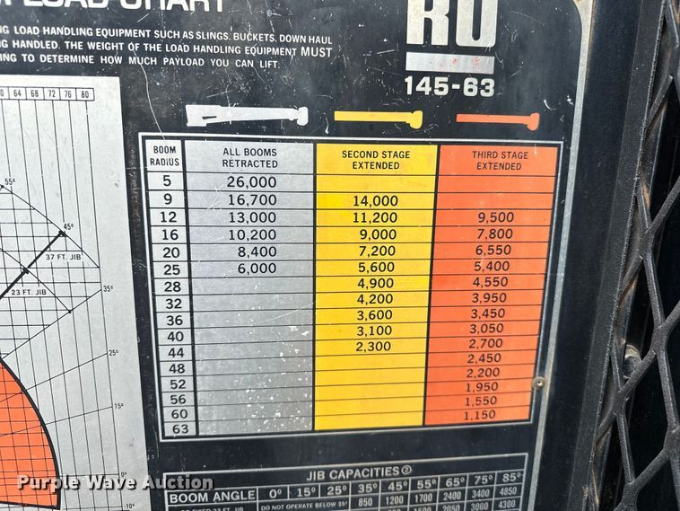 image for item EJ8956 2006 International  7400 crane truck