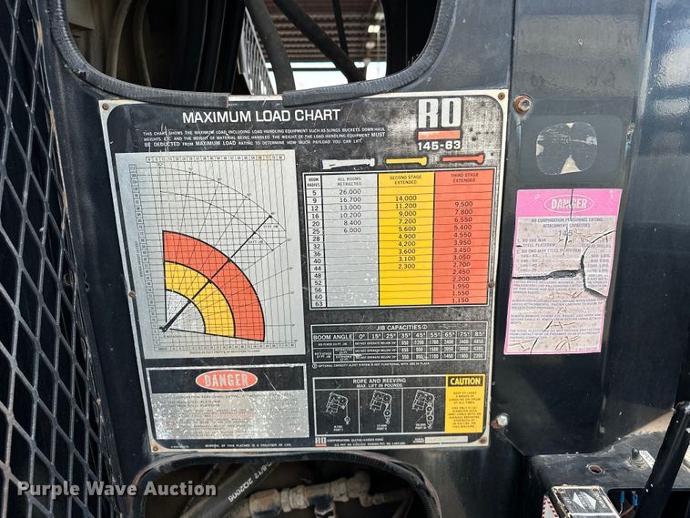 image for item EJ8956 2006 International  7400 crane truck