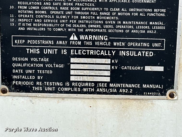 image for item EJ8964 2006 International  7600 bucket truck