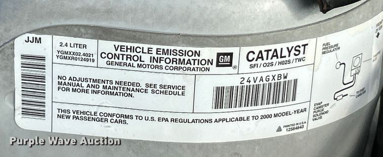 image for item EK3253 2000 Chevrolet  Cavalier Z24 