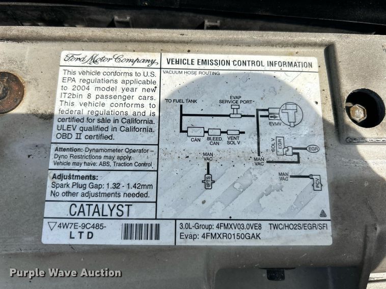 image for item EK3282 2004 Mercury  Sable LS  