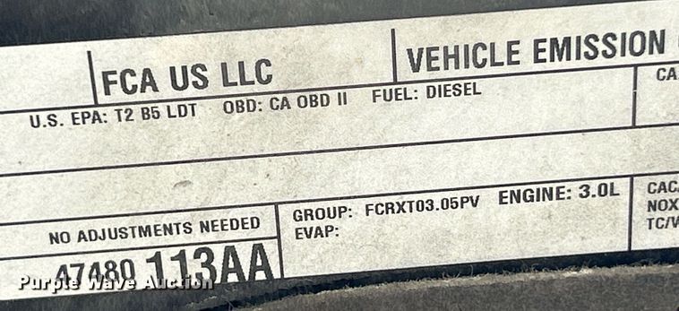 image for item EK3285 2015 Dodge Ram 1500 Crew Cab pickup truck