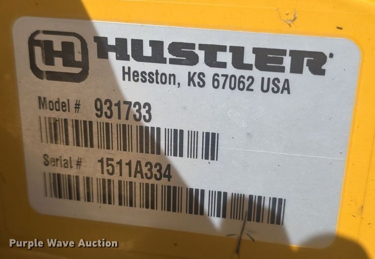 image for item EK6438 2015 Hustler Super 104 ZTR lawn mower