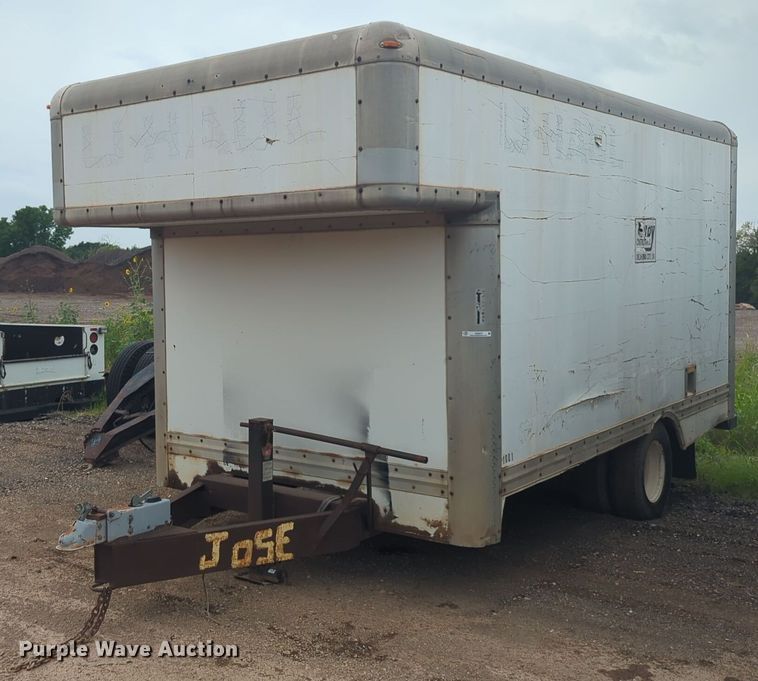 image for item EQ2073 Shop built enclosed cargo trailer
