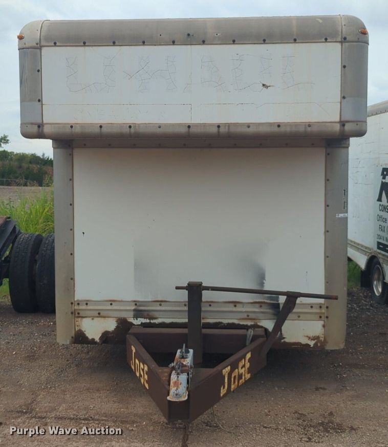 image for item EQ2073 Shop built enclosed cargo trailer