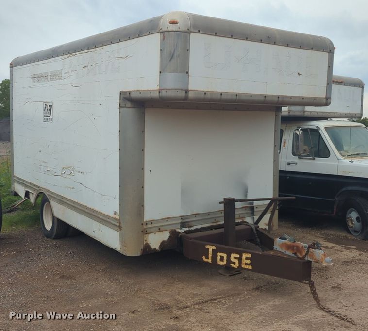 image for item EQ2073 Shop built enclosed cargo trailer