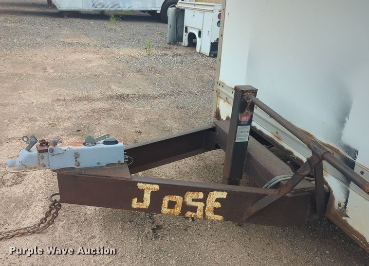 image for item EQ2073 Shop built enclosed cargo trailer