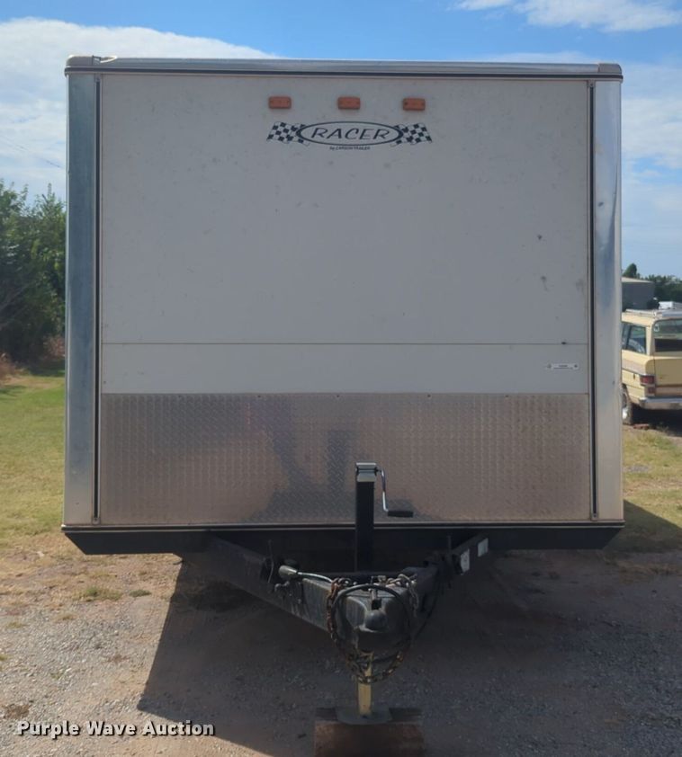 image for item EQ2083 2006 Carson trailer Racer enclosed cargo trailer
