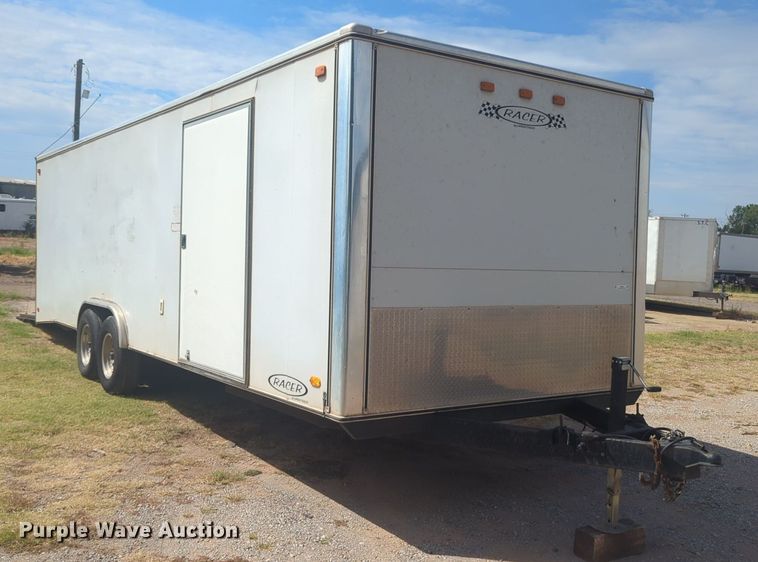 image for item EQ2083 2006 Carson trailer Racer enclosed cargo trailer