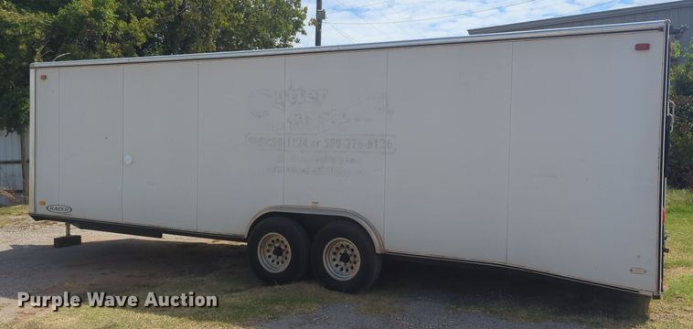 image for item EQ2083 2006 Carson trailer Racer enclosed cargo trailer
