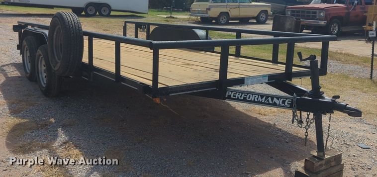 image for item EQ2084 2009 Parker Performance Trailers utility trailer