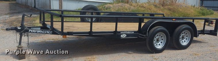 image for item EQ2084 2009 Parker Performance Trailers utility trailer