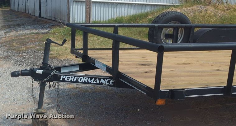 image for item EQ2084 2009 Parker Performance Trailers utility trailer