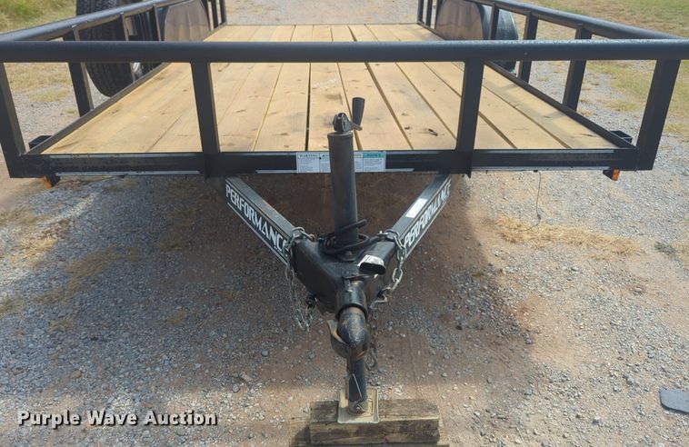 image for item EQ2084 2009 Parker Performance Trailers utility trailer