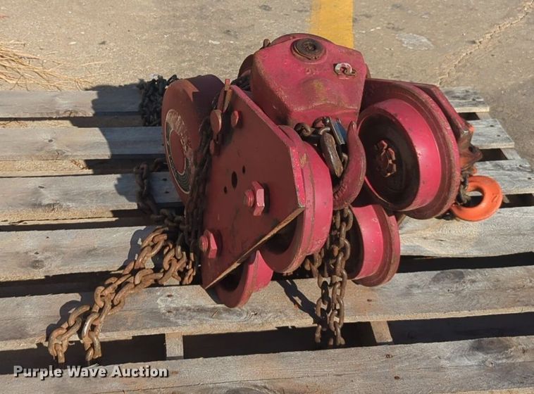 image for item EQ2091 (2) chain hoists