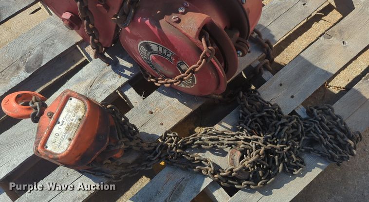 image for item EQ2091 (2) chain hoists
