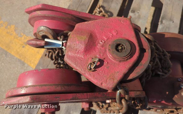 image for item EQ2091 (2) chain hoists