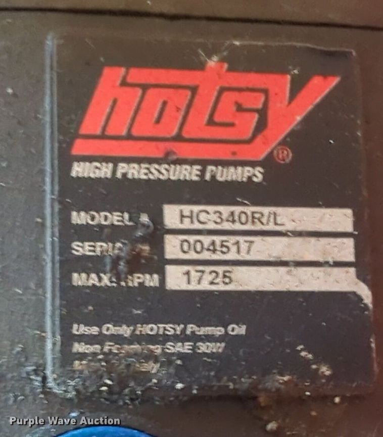 image for item EQ2092 Hotsy HC340R/L pressure washer